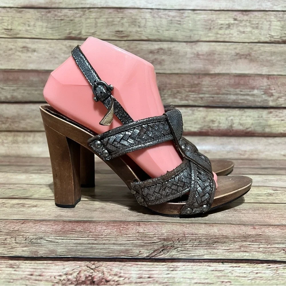 Frye Dolly Woven Heels